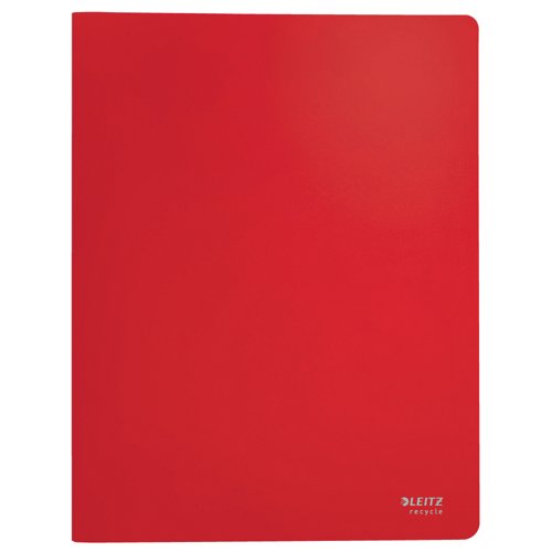 Premium quality display book, 40 pockets for A4 documents. Recycled plastic and 100% recyclable.