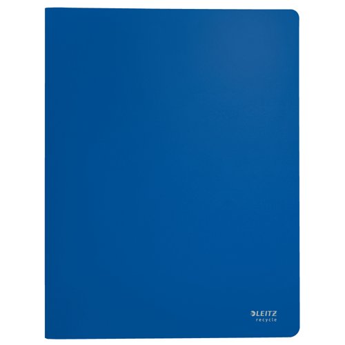 Premium quality display book, 40 pockets for A4 documents. Recycled plastic and 100% recyclable.