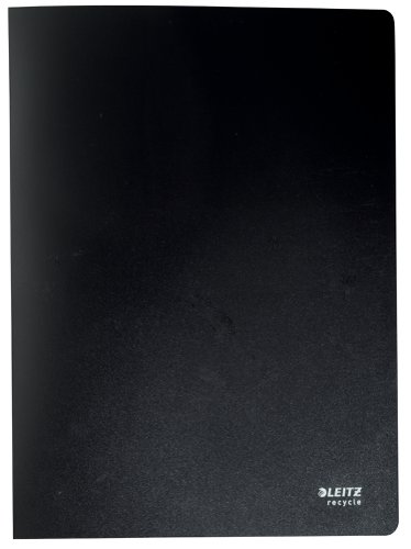 Leitz Recycle Polypropylene Display Book 40 Pockets A4 Black 46770095