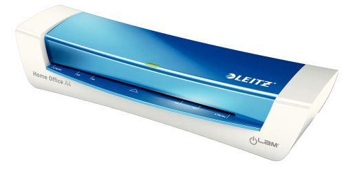 Stylish A4 laminator in compact design with WOW colours. Just 3 minutes warm-up time. Suitable for 80-125 microns.