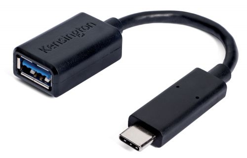 Kensington CA1000 USB-C to USB-A Adapter Black