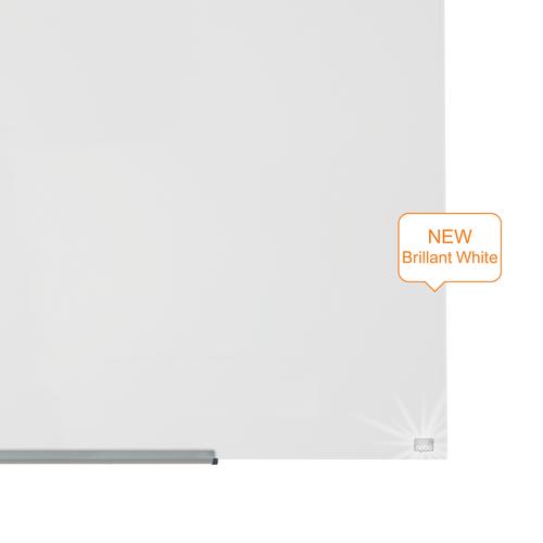 NB50197 Nobo Impression Pro Glass Magnetic Whiteboard 1260 x 710mm 1905177