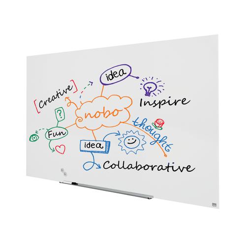 Nobo Impression Pro Glass Magnetic Whiteboard 1900 x 1000mm 1905178 NB50198 Buy online at Office 5Star or contact us Tel 01594 810081 for assistance