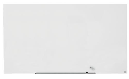 Nobo Impression Pro Glass Magnetic Whiteboard 1900 x 1000mm 1905178 NB50198