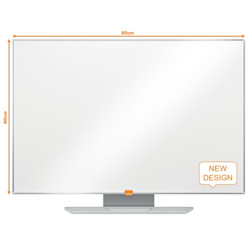 Nobo Classic Whiteboard Melamine Surface Non-magnetic Aluminium Trim W900xH600mm White Ref 1905202 4083997 Buy online at Office 5Star or contact us Tel 01594 810081 for assistance