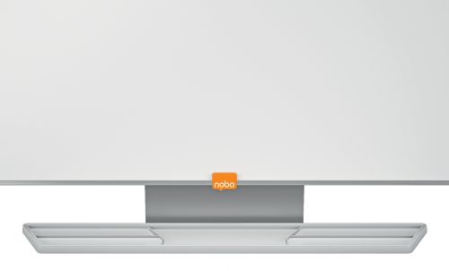 Nobo Classic Whiteboard Melamine Surface Non-magnetic Aluminium Trim W900xH600mm White Ref 1905202