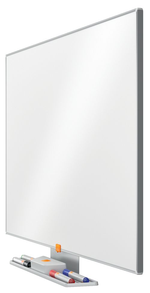 Nobo Classic Whiteboard Melamine Surface Non-magnetic Aluminium Trim W900xH600mm White Ref 1905202 4083997 Buy online at Office 5Star or contact us Tel 01594 810081 for assistance