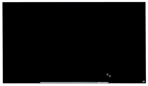 Nobo Impression Pro Magnetic Glass Whiteboard Black 1900x1000mm 1905182 29579AC Buy online at Office 5Star or contact us Tel 01594 810081 for assistance