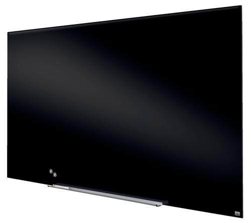 Nobo Impression Pro Magnetic Glass Whiteboard Black 1900x1000mm 1905182 ACCO Brands