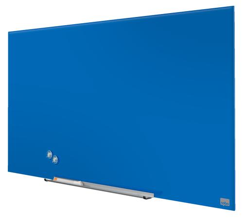 Nobo 1905188 Blue Impression Pro Glass Magnetic Whiteboard 1000x560mm 29202J
