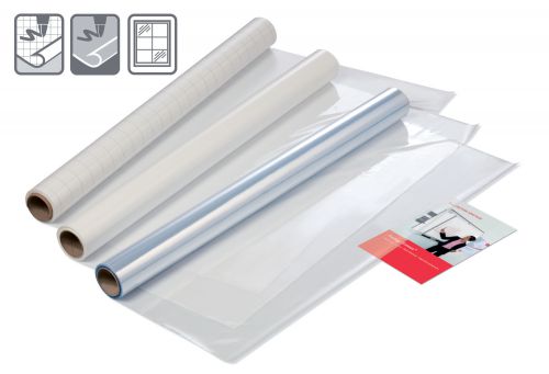Nobo Instant Whiteboard Dry Erase Sheets 600x800mm Clear
