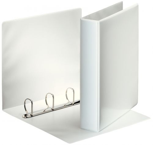 Esselte Presentation Binder 4-DRing 40mm A4 White PK10
