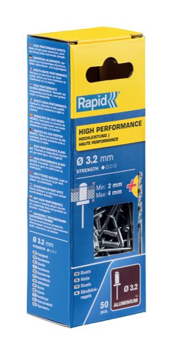 Rapid High performance rivet Ø3.2 x 8 mm