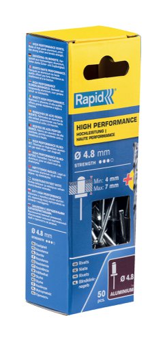 Rapid High performance rivet Ø4.8 x 10 mm