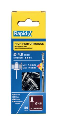 Rapid High performance rivet Ø4.8 x 20 mm