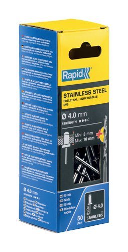 Rapid Stainless steel rivet Ø4.0 x 14 mm