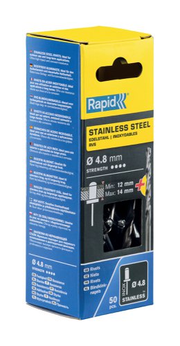 Rapid Stainless steel rivet Ø4.8 x 18 mm