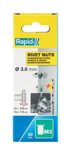 Rapid Rivet nuts M3