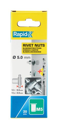 Rapid Rivet nuts M5
