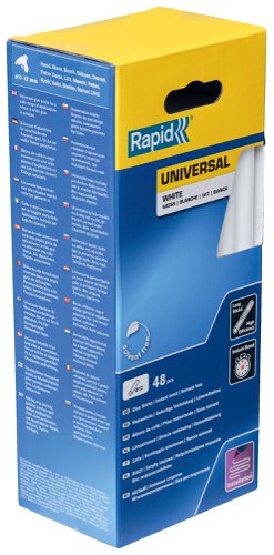 Rapid 12 mm Glue Sticks Universal White