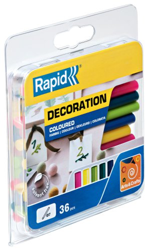 Rapid 7 mm Glue Sticks Coloured