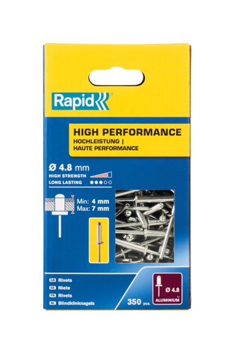 Rapid High performance rivet Ø4.8 x 10 mm