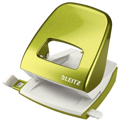Leitz  NeXXt  WOW 2 Hole Punch Metallic Green 50081064