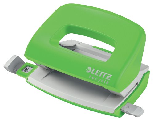 Leitz NeXXt Recycle Mini Hole Punch 10 Sheets Green - 50100055