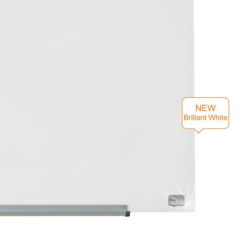 Nobo Impression Pro Magnetic Glass Whiteboard White 680x380mm 1905175 29537AC