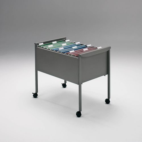 Rexel Filemate Mobile Filing Trolley Titanium Grey 50559