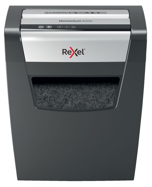 Rexel Momentum X410 Paper Shredder UK - Black
