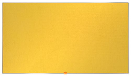 Nobo Widescreen 55”Felt Yellow Noticeboard (1220 x 690mm)