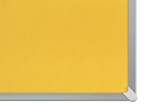 Nobo Impression Pro 40” Felt Yellow Noticeboard Pin Boards DW9603