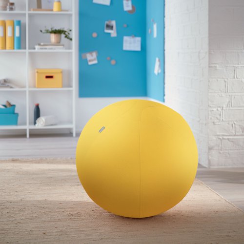 The Leitz Ergo Cosy Active Sitting Ball encourages back and core muscle movement, improving posture and relieving back pain. Ideal for use as a desk chair to keep you active while you work, a yoga ball or for back stretching, physiotherapy and gym ball workouts. Quick and easy to inflate, it comes with a hand pump, 2 plugs and has a durable carry handle making it easy to carry from room to room. With its minimalist design, this stylish exercise ball chair will improve health and wellbeing by creating the perfect active working set-up. Spend over GBP 100 and claim a FREE Leitz Cosy Desk Accessories Set at www.leitz.com.