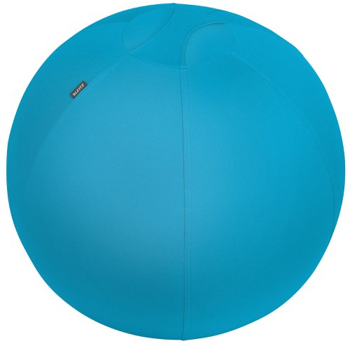Leitz Active Sitting Ball; Ergonomically Designed; 65cm Diameter; Includes Fabric Ball Cover; Hand Air Pump & 2 x Plugs; Ergo Cosy Range; Calm Blue