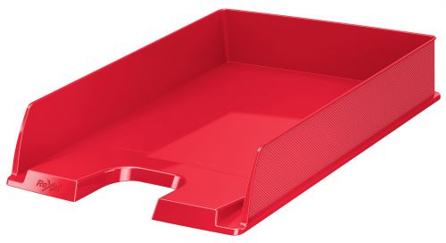 Rexel Choices Letter Tray, A4, Red - Outer carton of 10