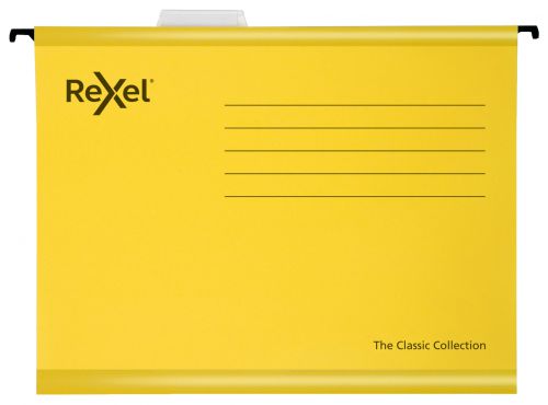 Rexel Classic Suspension File Fc Yellow Pack 25