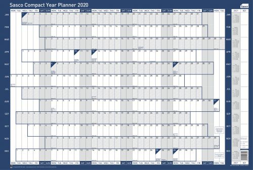 Sasco Compact Year Planner Landscape BX10
