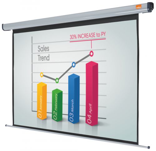 16102J - Nobo 1901970 Electric Projection Screen 1080 x 1440mm