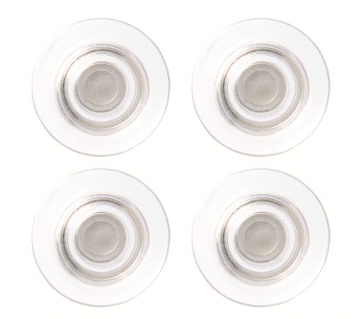 Nobo Glass Whiteboard Magnets (Pack 4)