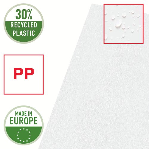 Esselte Cut Back Folder Polypropylene A4 105 Micron Clear (Pack 100) 54832