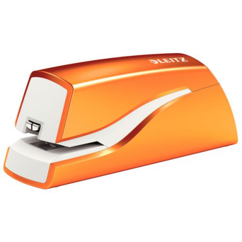 Leitz NeXXt Series WOW Electric Stapler Orange Metallic