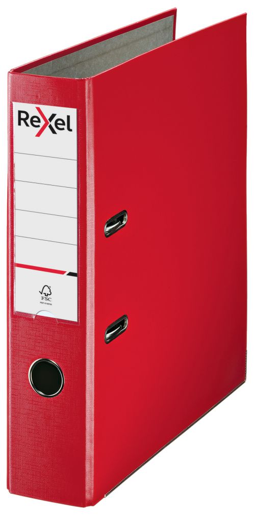 Rexel Lever Arch File ECO A4 Polypropylene 75mm Red