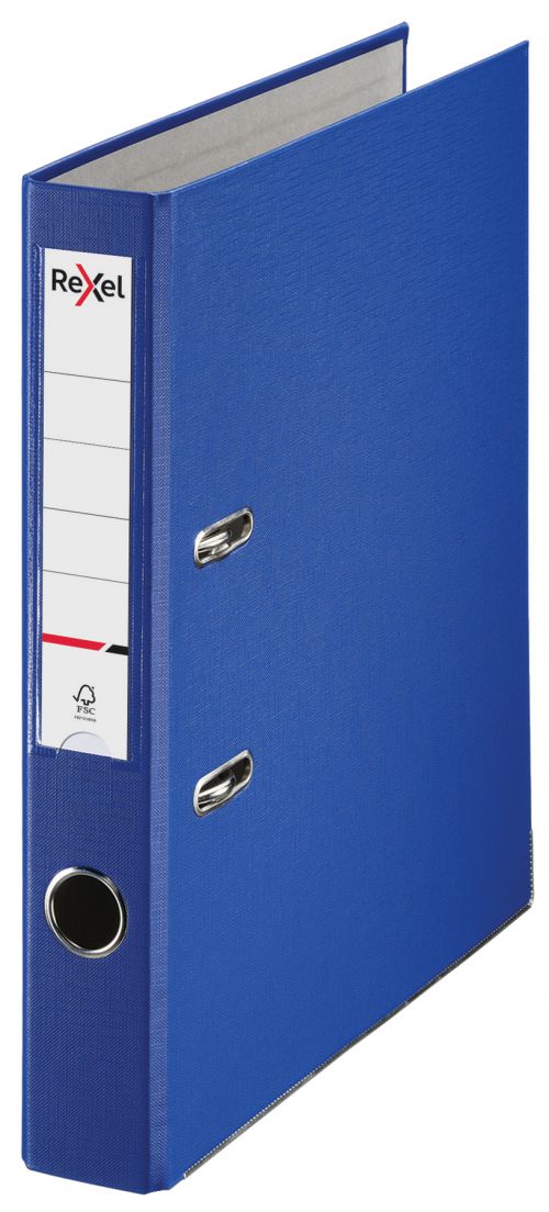 Rexel Lever Arch File ECO Polypropylene A4 50mm Spine Width Blue (Pack 25)