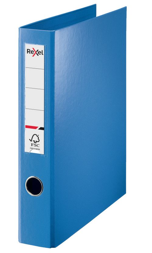 Rexel Choices A4 Ring Binder, Blue, 40mm 4D-Ring Diameter - Outer carton of 12