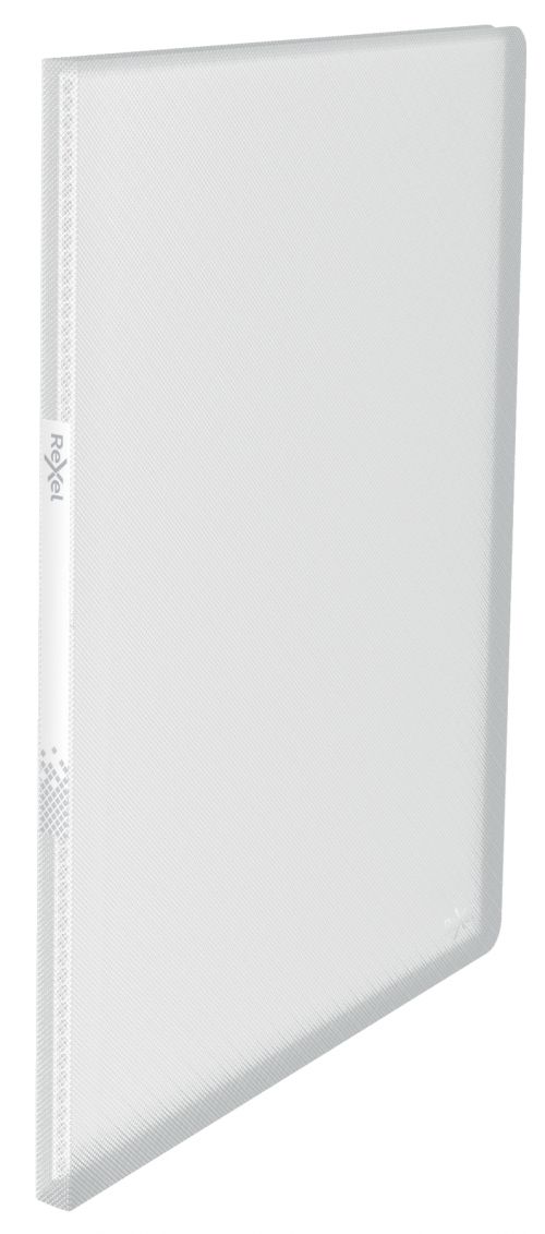 Rexel Choices Translucent Display Book, A4, 40 Pockets, 80 Sheet Capacity, White