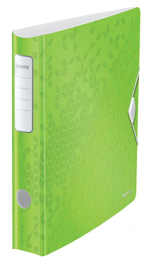 Leitz 180° Active WOW Lever Arch File. A4. 50mm. Green. - Outer carton of 5