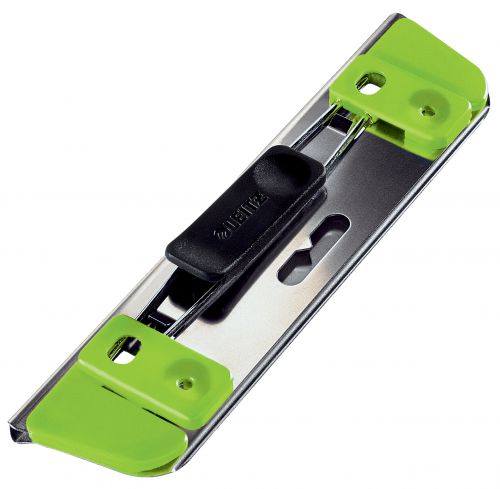 Leitz WOW Active Hole Punch. All in one compressor bar and portable hole punch (up to 2 sheets). Green - Outer carton of 15