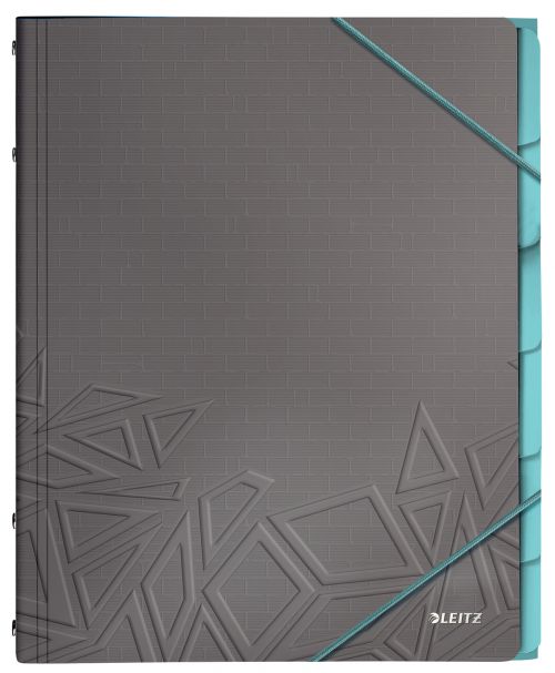 Leitz Urban Chic Divider Book, 6 parts, A4, Dark Grey - Outer carton of 4