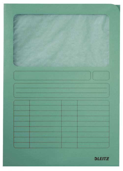 Leitz Window Folder A4 - Light Green - Outer carton of 100